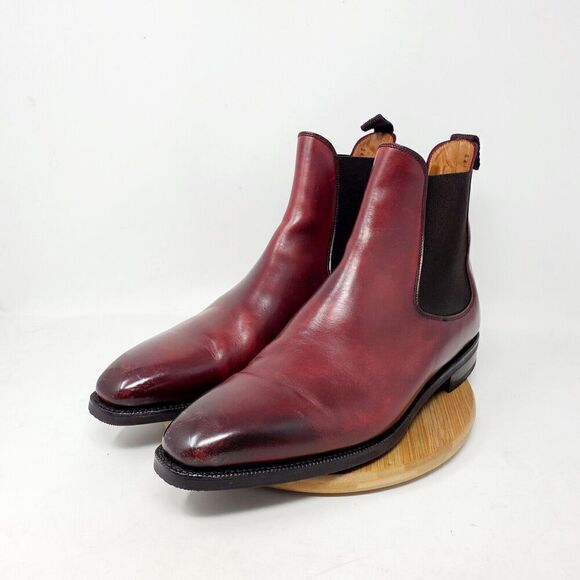 J Fitzpatrick Chelsea Boots Mens 10 E Alki MTO LPB Last City‎ Rubber Sole Shoes main image 5
